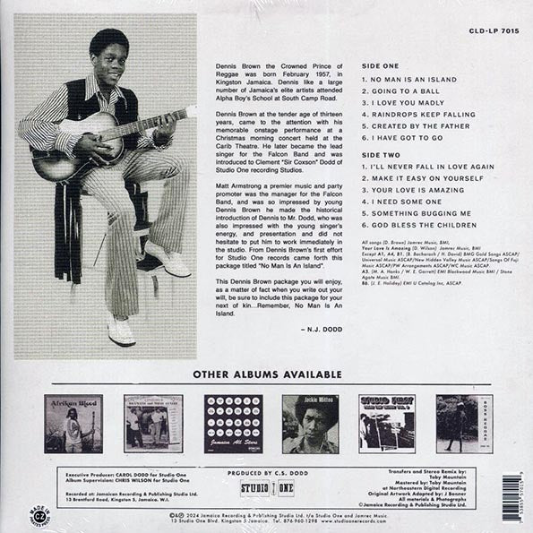 Dennis Brown - No Man Is An Island (remastered)