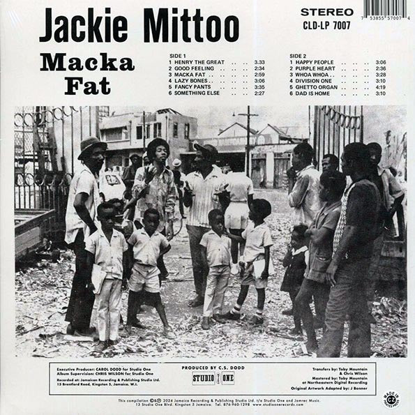 Jackie Mittoo - Macka Fat (remastered)