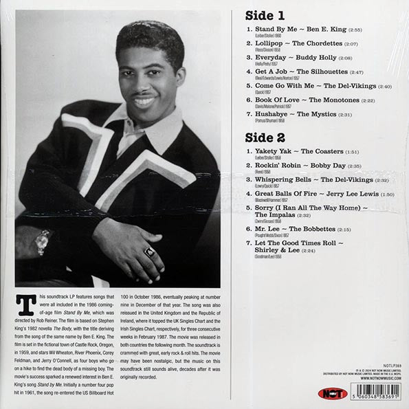 Ben E King, Buddy Holly, The Coasters, Etc. - Stand By Me: Music Featured In The Motion Picture Soundtrack (180g) (white vinyl)