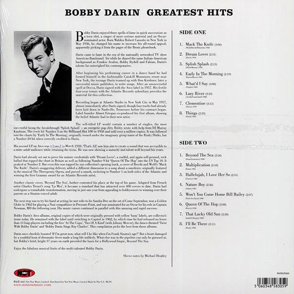 Bobby Darin - Greatest Hits (180g) (red vinyl)