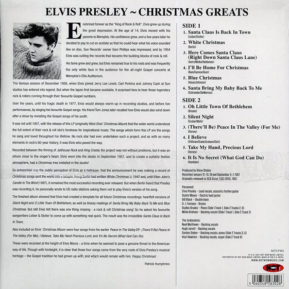 Elvis Presley - Christmas Greats (180g) (red vinyl)