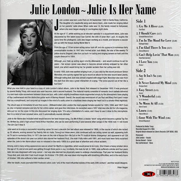 Julie London - Julie Is Her Name (180g) (green marbled vinyl)