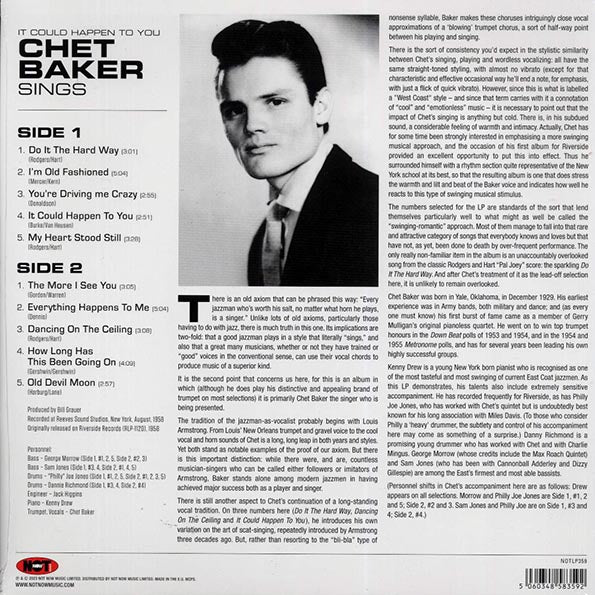 Chet Baker - It Could Happen To You (180g) (green vinyl)