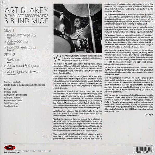 Art Blakey & The Jazz Messengers - 3 Blind Mice (180g) (red vinyl)
