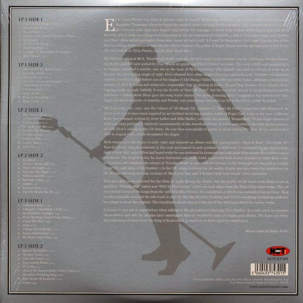 Elvis Presley - The Platinum Collection (54 tracks) (3xLP) (silver vinyl)