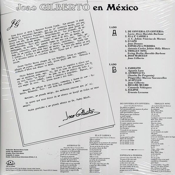 Joao Gilberto - Joao Gilberto En Mexico (ltd. ed.) (green vinyl)