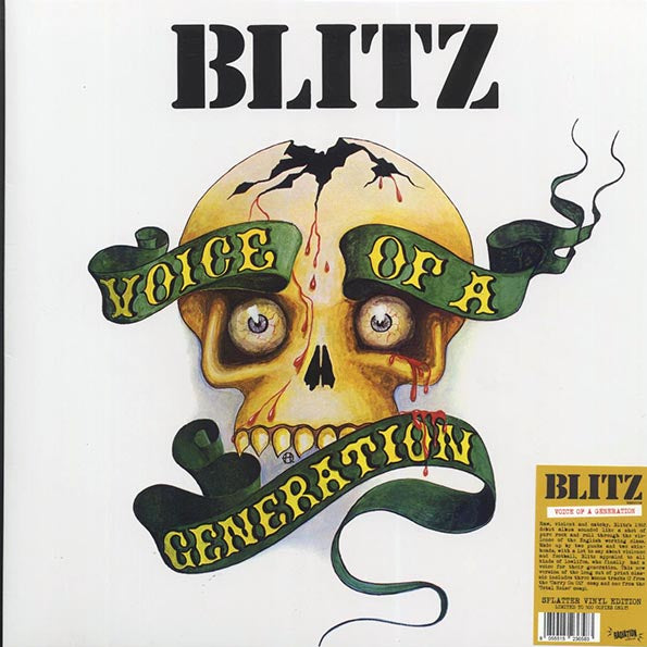 Blitz - Voice Of A Generation (ltd. 500 copies made) (white/green splatter vinyl)