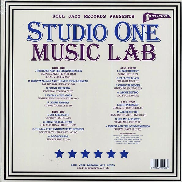 Sound Dimension, Jackie Mittoo, Lennie Hibbert, Cedric Brooks, Etc. - Studio One Music Lab (2xLP)