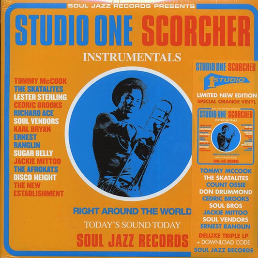 The Skatalites, Soul Vendors, Sound Dimension, Cedric Brooks, Etc. - Studio One Scorcher: Instrumentals (ltd. ed.) (3xLP) (orange vinyl)