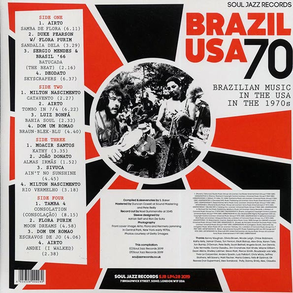 Various - Brazil USA 70: Brazilian Music In The USA In The 1970s (2xLP)