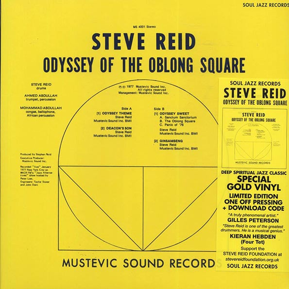 Steve Reid - Odyssey Of The Oblong Square (ltd. ed.) (gold vinyl)