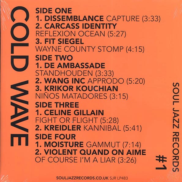 Various - Cold Wave #1 (ltd. ed.) (2xLP) (orange vinyl)