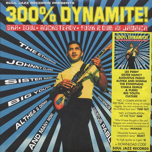 The Ethiopians, Sister Nancy, Althea & Donna, Lee Perry, Culture, Etc. - 300% Dynamite!: Ska, Soul, Rocksteady, Funk & Dub In Jamaica (2xLP)