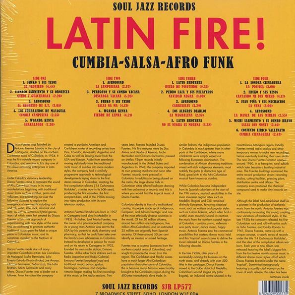 Various - Latin Fire! Tropical Dance Music from Discos Fuentes, Colombia 1956-83 (2xLP)