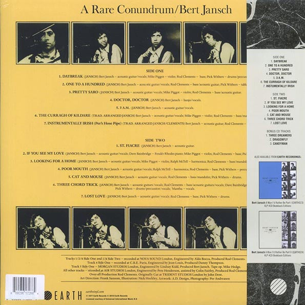 Bert Jansch - A Rare Conundrum (RSD 2017) (ltd. ed.) (gold vinyl)