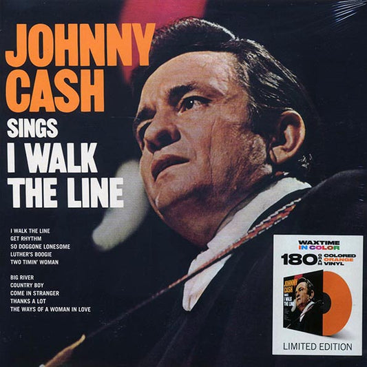 Johnny Cash - Sings I Walk The Line (+4 bonus tracks) (ltd. ed.) (180g) (orange vinyl)