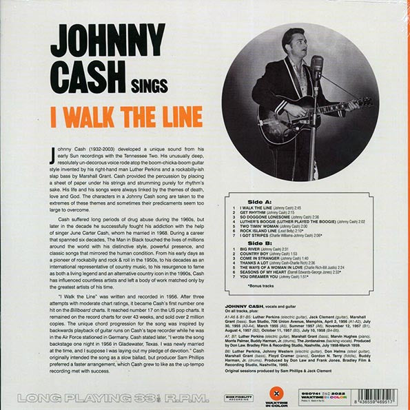 Johnny Cash - Sings I Walk The Line (+4 bonus tracks) (ltd. ed.) (180g) (orange vinyl)