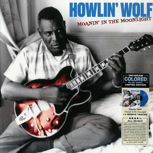 Howlin' Wolf - Moanin' In The Moonlight (+3 bonus tracks) (ltd. ed.) (180g) (blue vinyl)