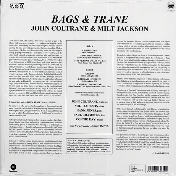John Coltrane, Milt Jackson - Bags & Trane (+bonus track) (ltd. ed.) (180g) (remastered)
