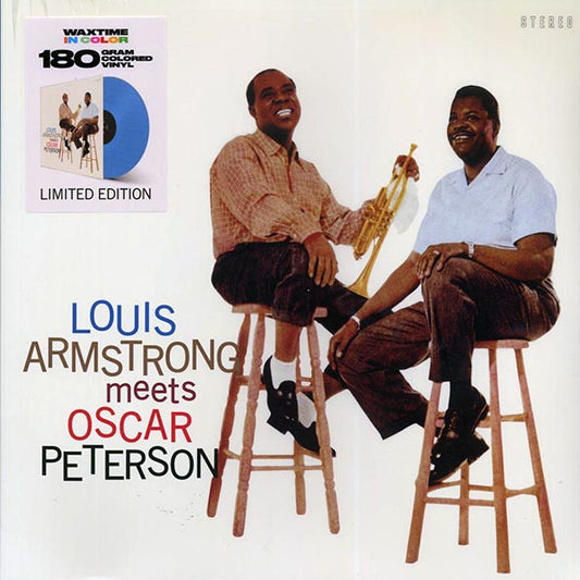 Louis Armstrong, Oscar Peterson - Louis Armstrong Meets Oscar Peterson (ltd. ed.) (180g) (blue vinyl)