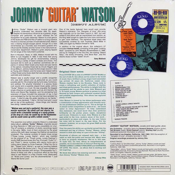 Johnny Guitar Watson - Johnny Guitar Watson (+4 bonus tracks) (ltd. ed.) (180g)