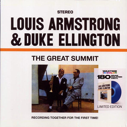 Louis Armstrong, Duke Ellington - The Great Summit (+bonus track) (ltd. ed.) (180g) (blue vinyl)