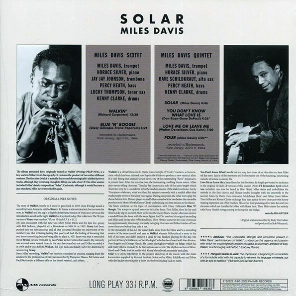 Miles Davis All Stars - Solar (+2 bonus tracks) (ltd. ed.) (180g)
