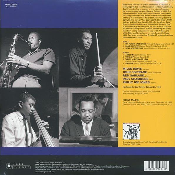 Miles Davis - Cookin' (+2 bonus tracks) (ltd. ed.) (180g)