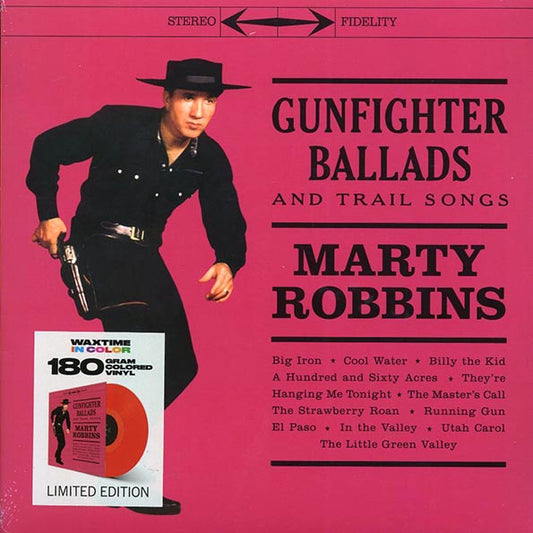 Marty Robbins - Gunfighter Ballads And Trail Songs (+4 bonus tracks) (ltd. ed.) (180g) (red vinyl)