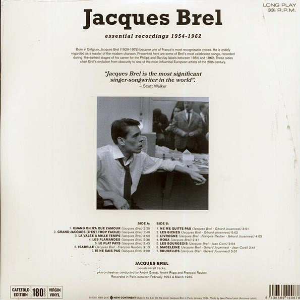 Jacques Brel - Essential Recordings 1954-1962 (ltd. ed.) (180g)