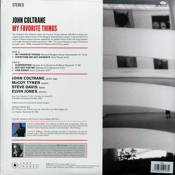 John Coltrane - My Favorite Things (+bonus track) (ltd. ed.) (180g) (remastered)