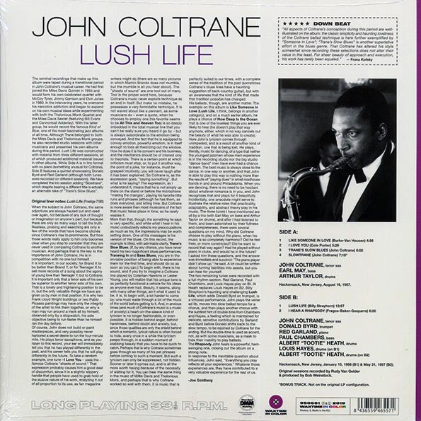 John Coltrane - Lush Life (+bonus track) (ltd. ed.) (180g) (purple vinyl)