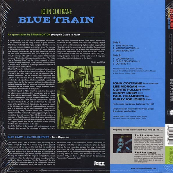 John Coltrane - Blue Train (+bonus track) (ltd. ed.) (180g) (blue vinyl)