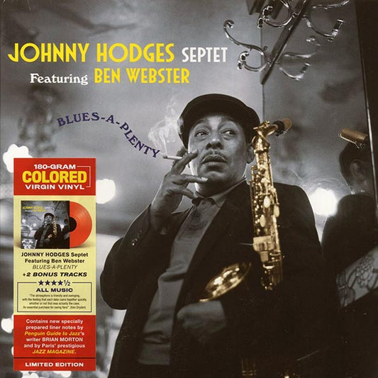 Johnny Hodges Septet, Ben Webster - Blues-A-Plenty (+2 bonus tracks) (ltd. ed.) (180g) (red vinyl)