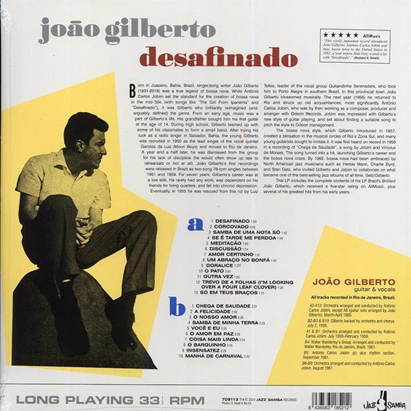 Joao Gilberto - Desafinado (+8 bonus tracks) (ltd. ed.) (180g)