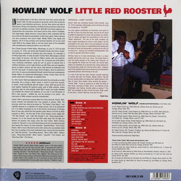 Howlin' Wolf - Little Red Rooster (+6 bonus tracks) (ltd. ed.) (180g)