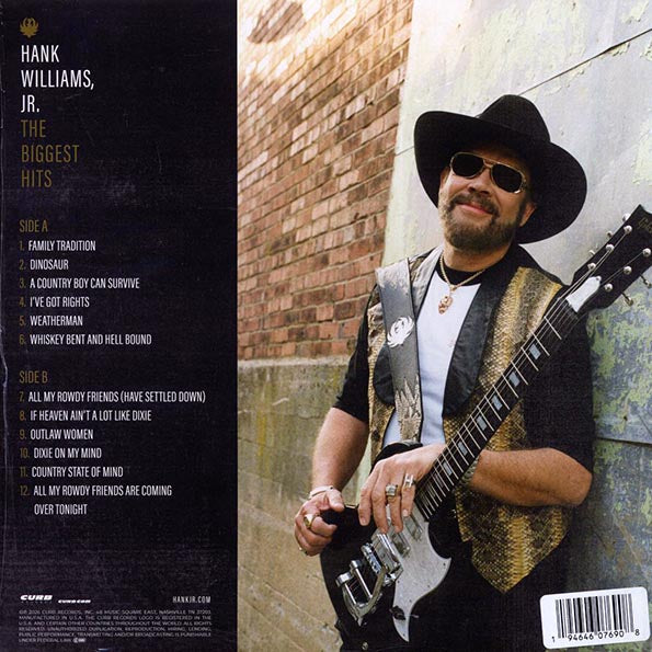 Hank Williams Jr. - The Biggest Hits (gold vinyl)