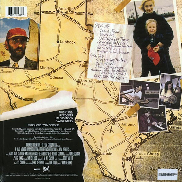 Ry Cooder - Paris, Texas: Original Motion Picture Soundtrack (remastered) (red vinyl)