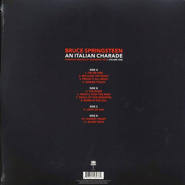 Bruce Springsteen - An Italian Charade Volume 1 (2xLP)