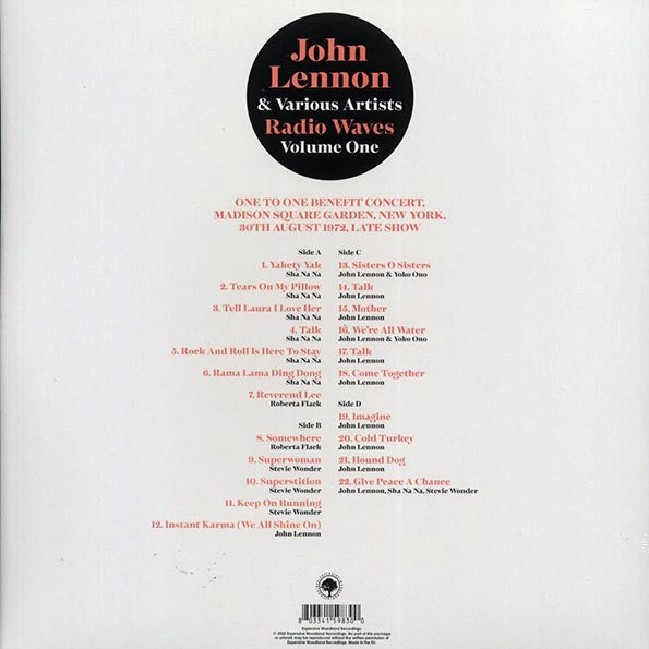 John Lennon, Various - Radio Waved Volume 1 (2xLP)