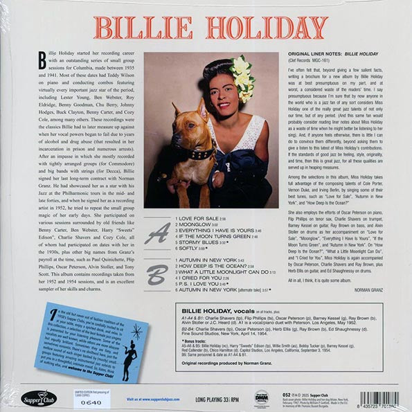 Billie Holiday - Billie Holiday (+4 bonus tracks) (ltd. ed.) (180g)