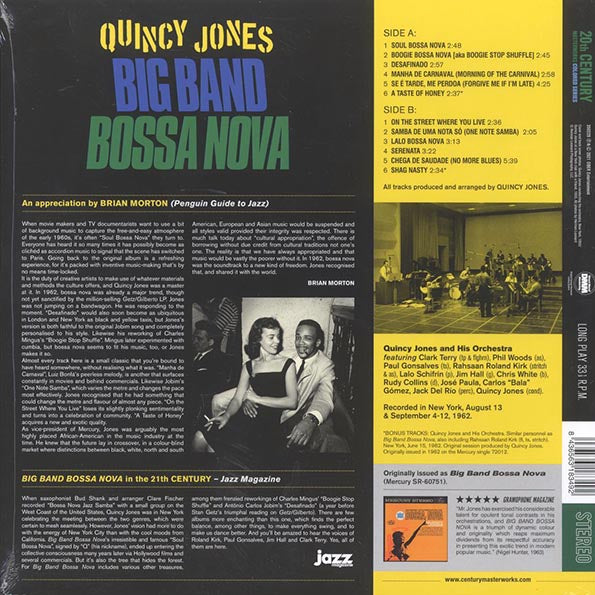 Quincy Jones - Big Band Bossa Nova (+2 bonus tracks) (ltd. ed.) (180g) (yellow vinyl)