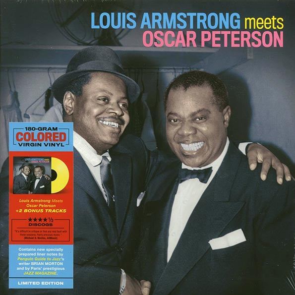 Louis Armstrong, Oscar Peterson - Louis Armstrong Meets Oscar Peterson (+2 bonus tracks) (ltd. ed.) (180g) (yellow vinyl)