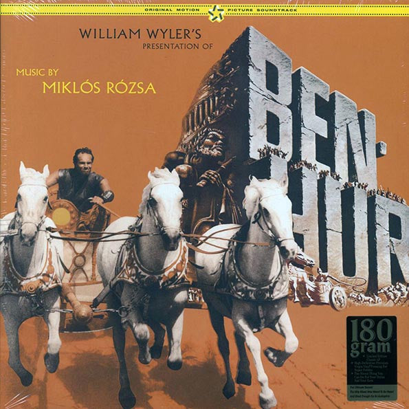 Miklos Rozsa - Ben-Hur: Original Motion Picture Soundtrack (+2 bonus tracks) (ltd. ed.) (180g)