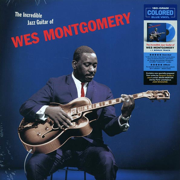 Wes Montgomery - The Incredible Jazz Guitar of Wes Montgomery (+bonus track) (ltd. ed.) (180g) (blue vinyl)