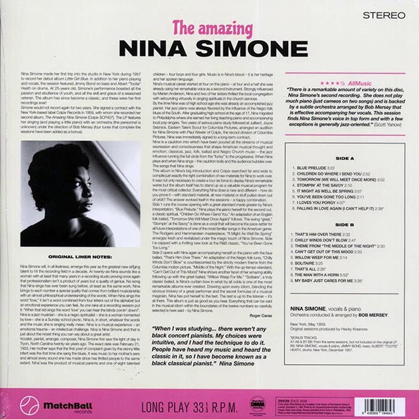 Nina Simone - The Amazing Nina Simone (+5 bonus tracks) (ltd. ed.) (180g)