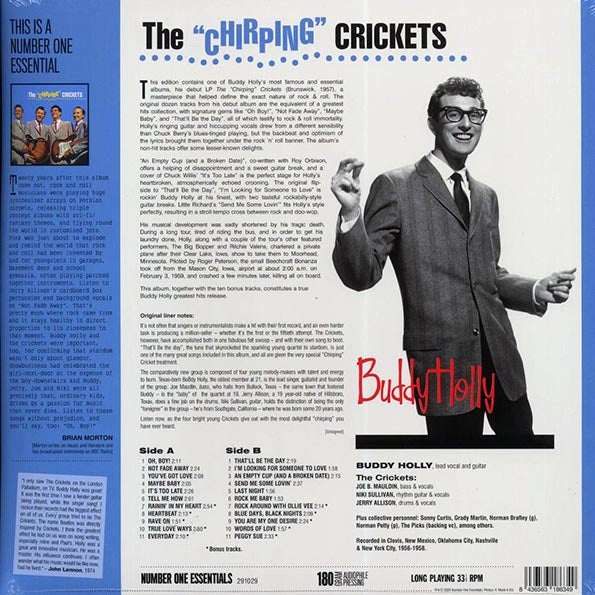The Crickets - The Chirping Crickets (22 tracks) (+10 bonus tracks) (ltd. ed.) (180g)