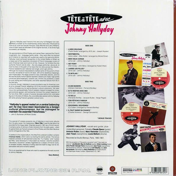 Johnny Hallyday - Tete A Tete Avec Johnny Hallyday (+4 bonus tracks) (ltd. ed.) (180g) (brown vinyl)