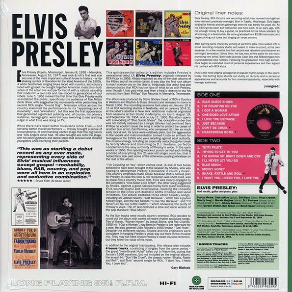 Elvis Presley - Elvis Presley (+4 bonus tracks) (ltd. ed.) (180g) (green vinyl)
