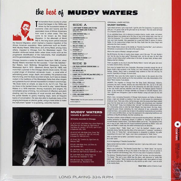 Muddy Waters - The Best Of Muddy Waters (+4 bonus tracks) (ltd. ed.) (180g) (clear vinyl)
